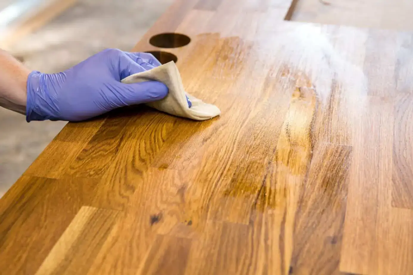Oil finish for doors