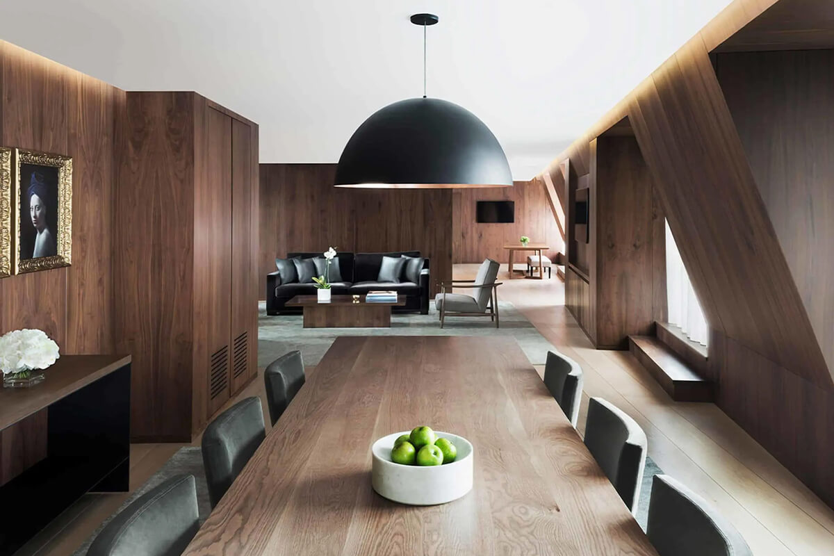 Lighting and Layout Tips​ dark wood