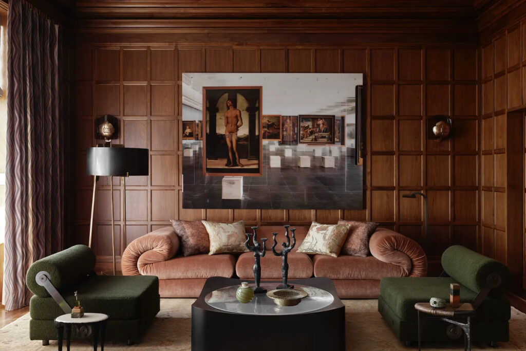 Color Pairings That Work​ for dark wood millwork
