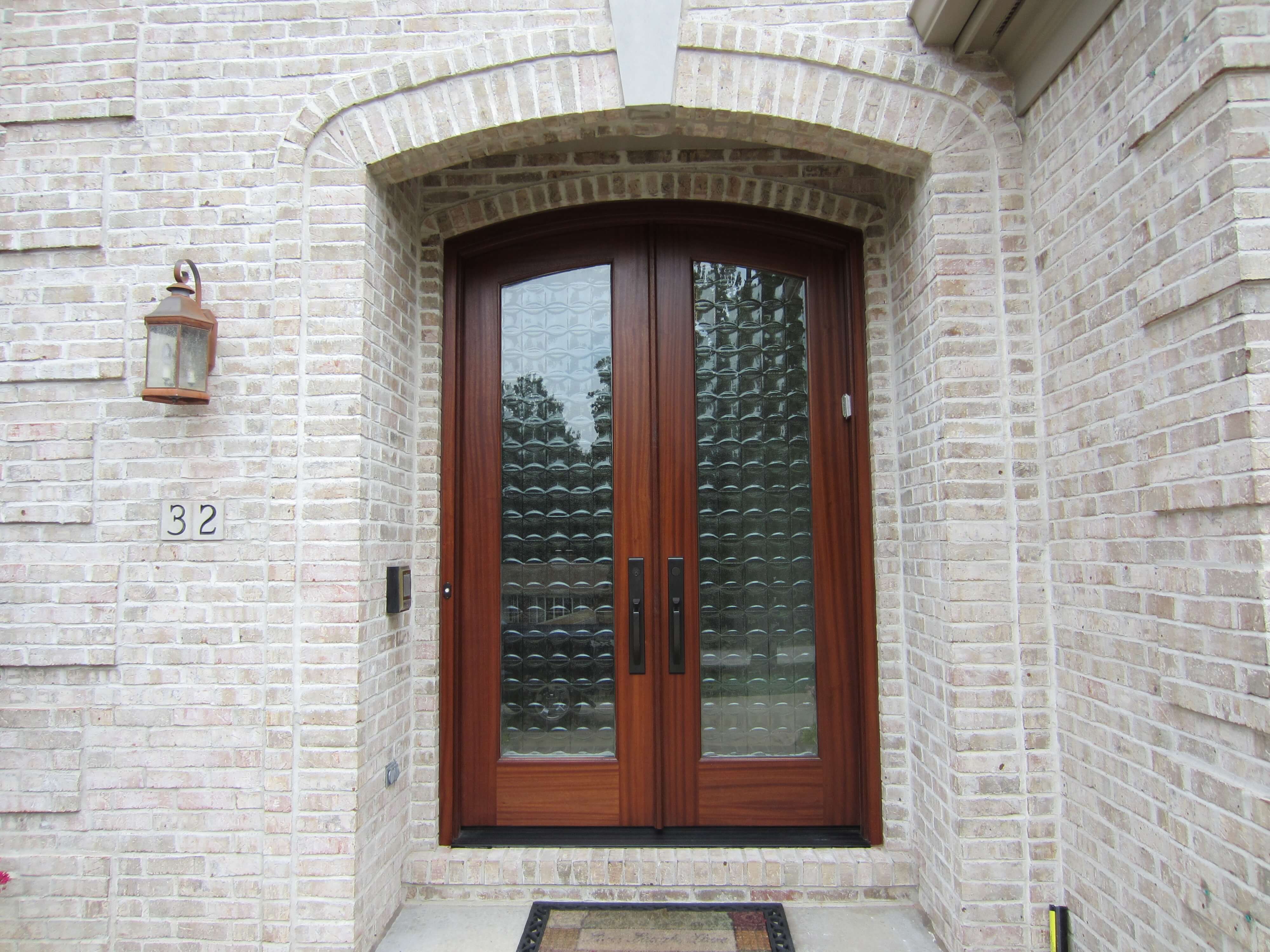 Church front door installation