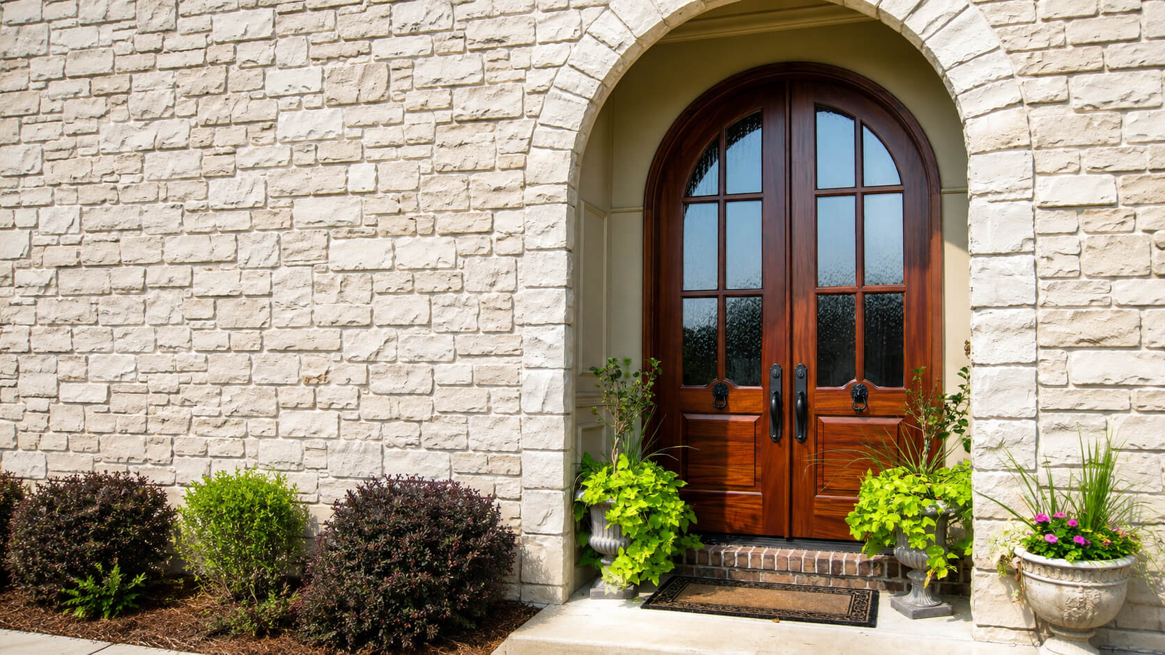 Double Arched Door Mason by Scobis