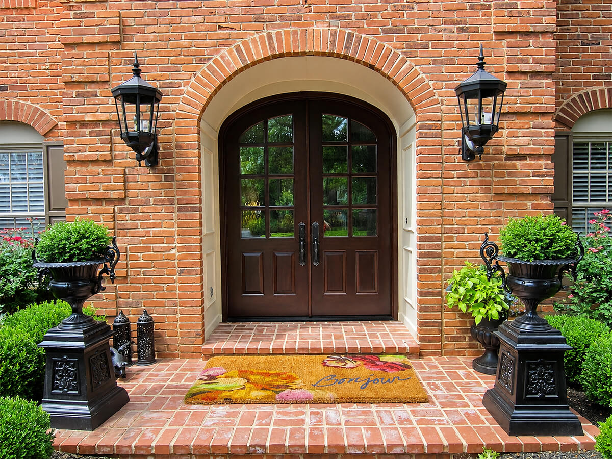 Double Arched Exterior Door by Scobis