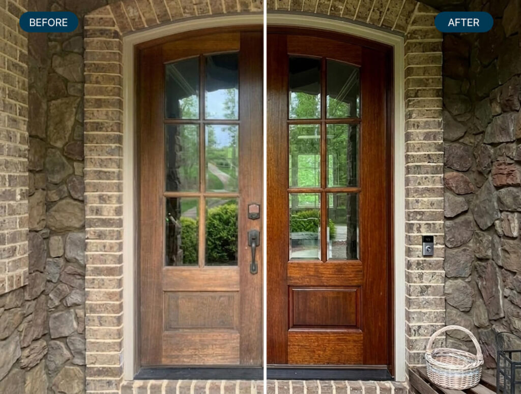 refinishing doors by scobis