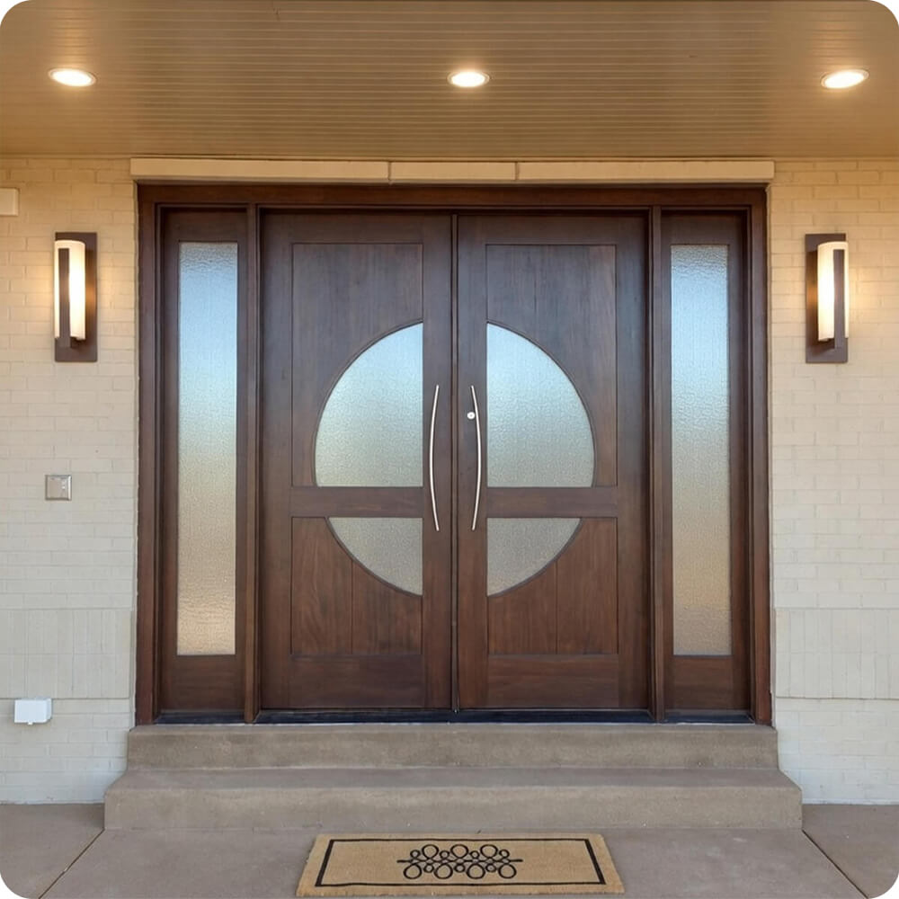 Amin residence door after view by Scobis