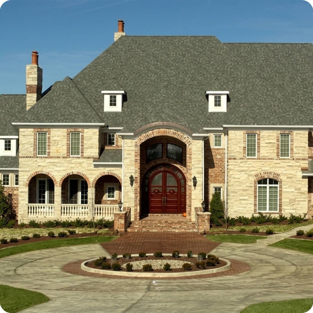 Burkemper residence entrance by Scobis