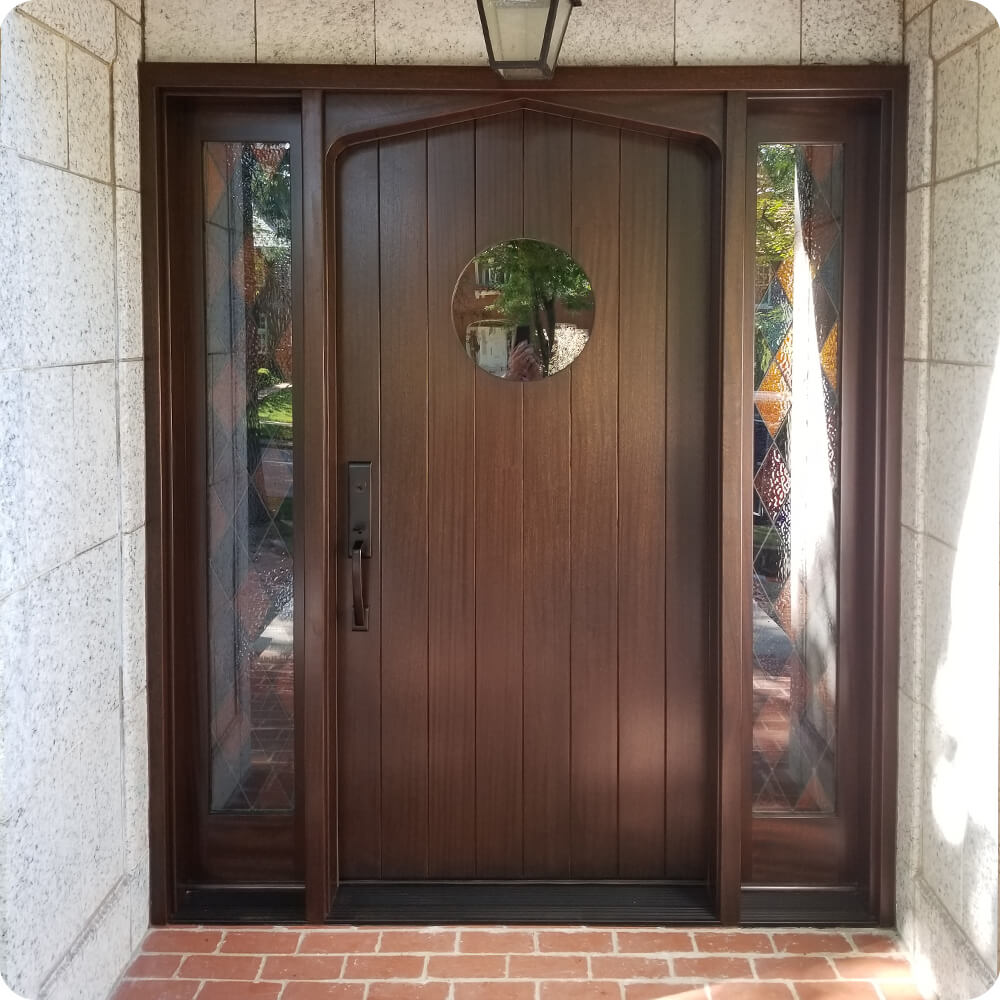 Aldridge Residence Entry Door After