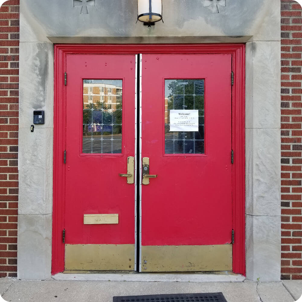 First Congregational Church Door