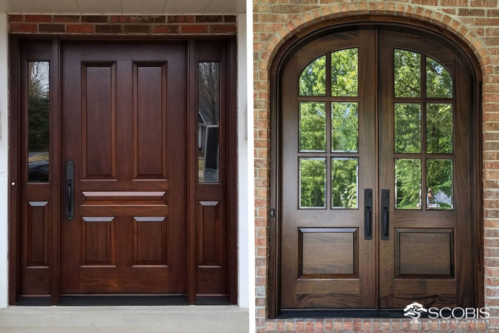 Double doors vs a single entry door by scobis