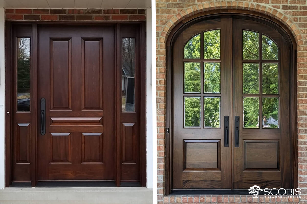 Double doors vs a single entry door by scobis