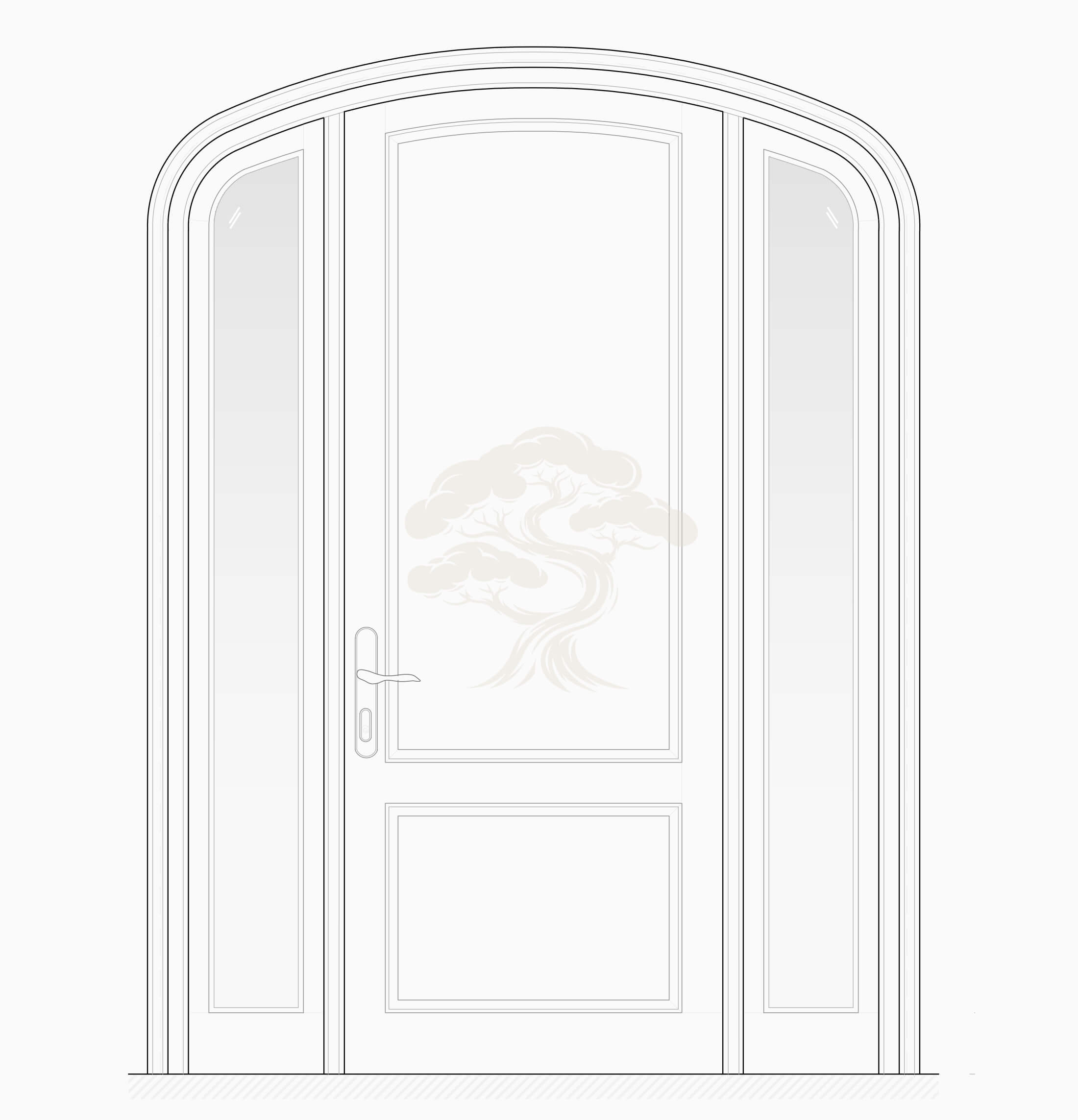European home door sketch 1 by Scobis