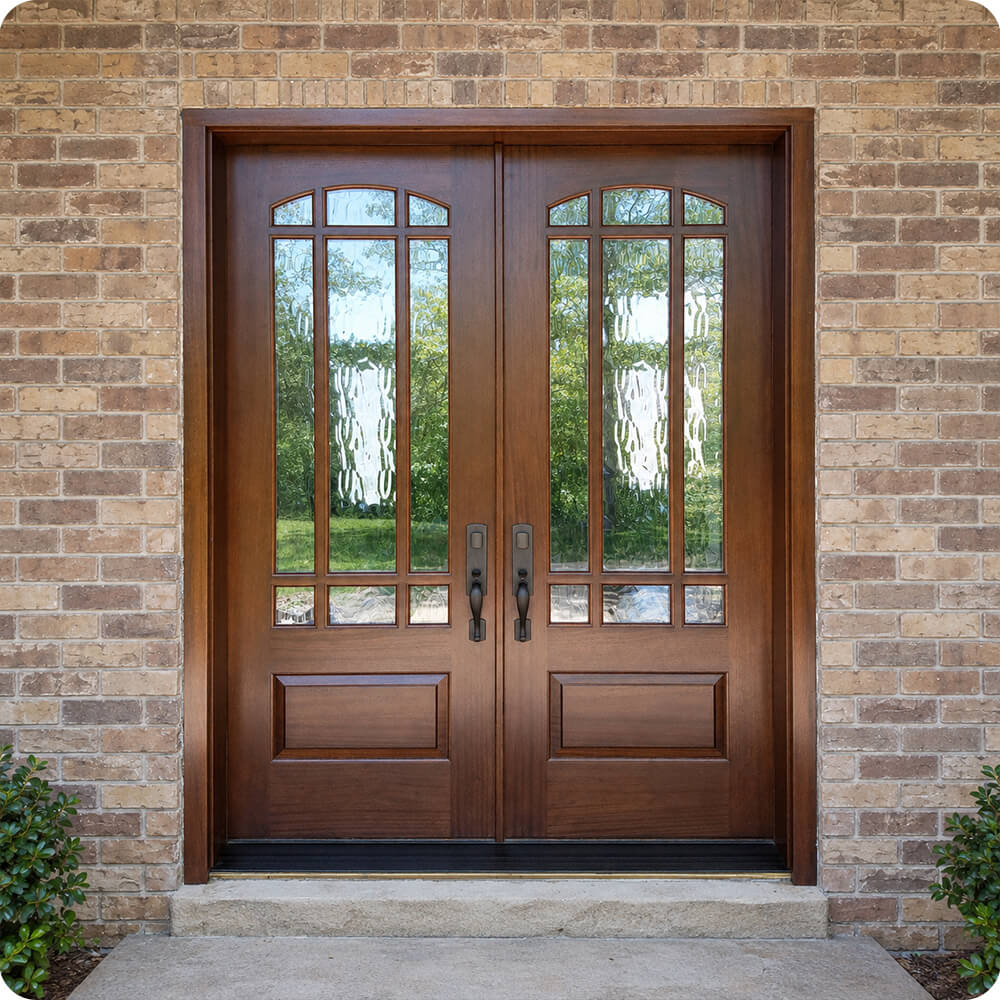 Frank residence door after