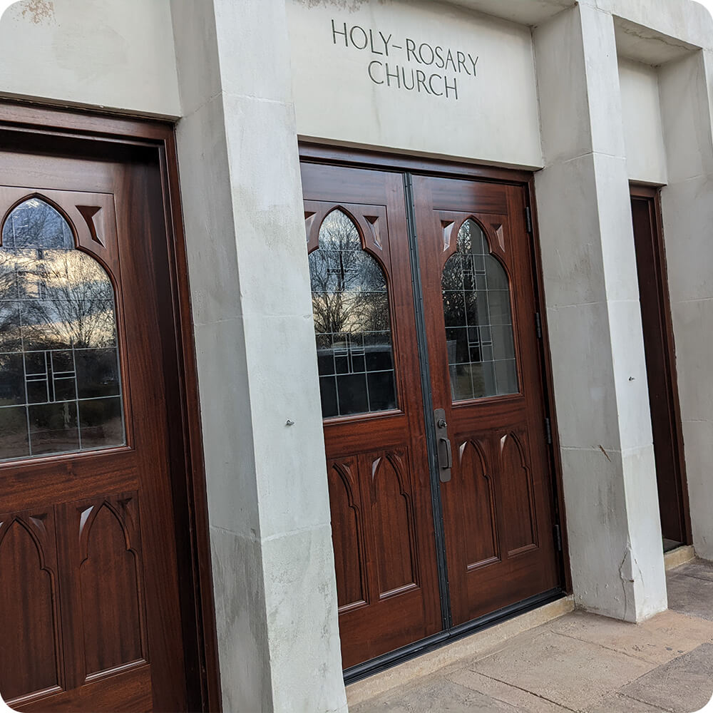 Holy Rosary Catholic Church Door
