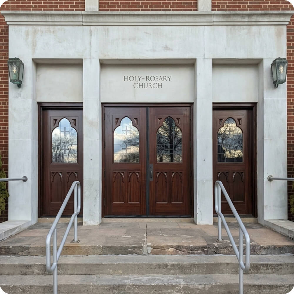 Holy Rosary Catholic Church Door