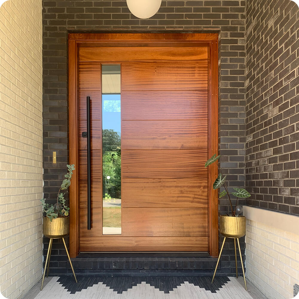 Jackson Residence Entry Door Front View