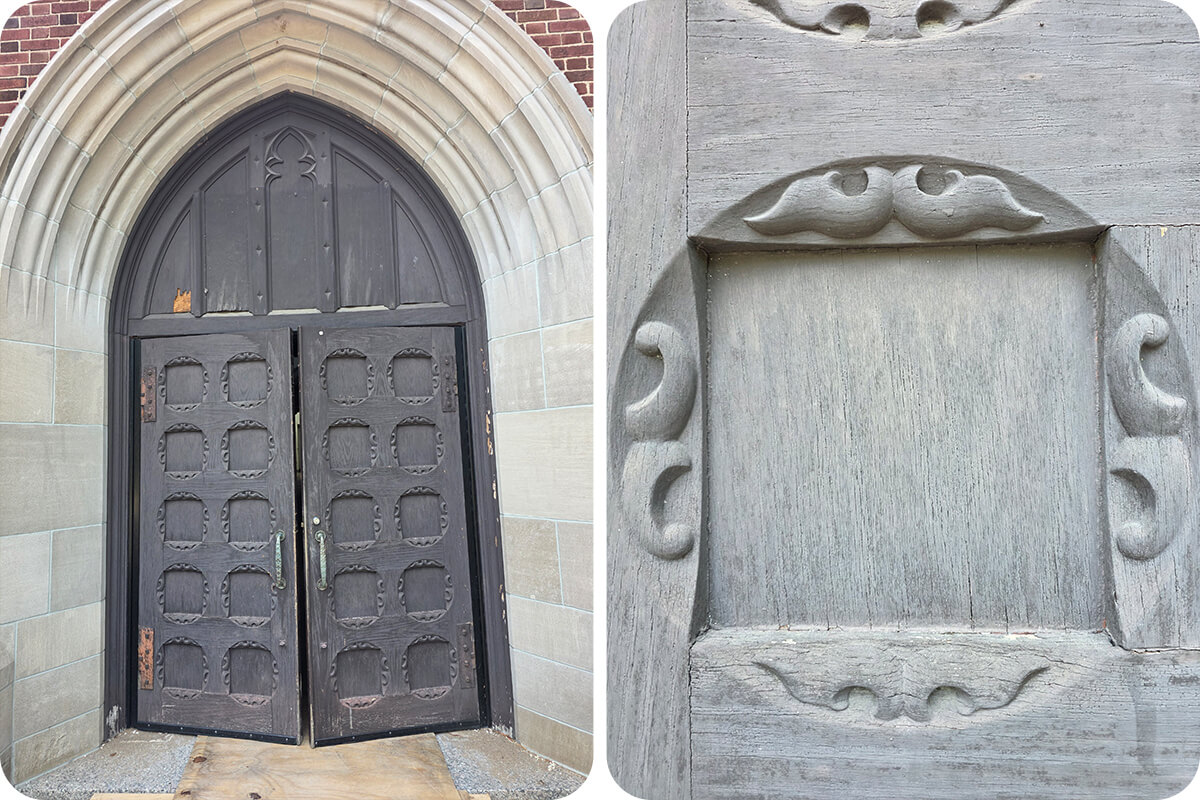 Lindwood doors library before view