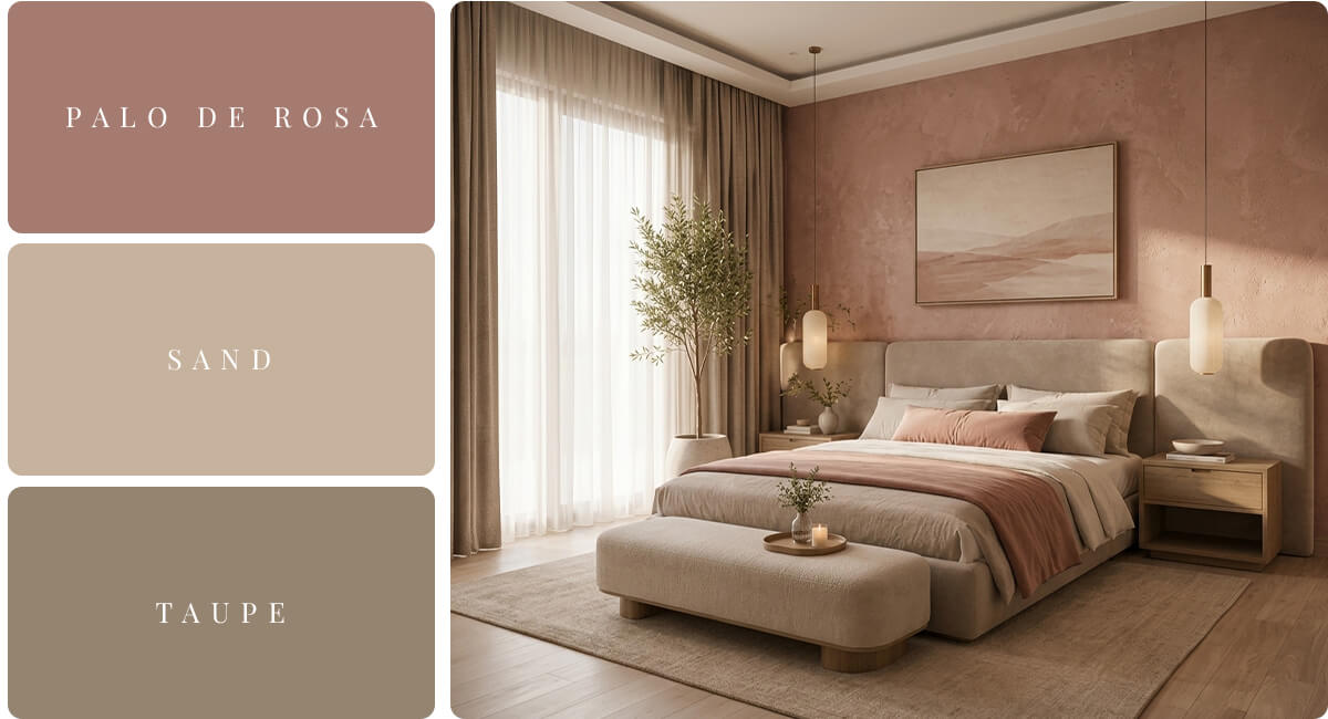 Palo de Rosa, Sand, and Taupe​