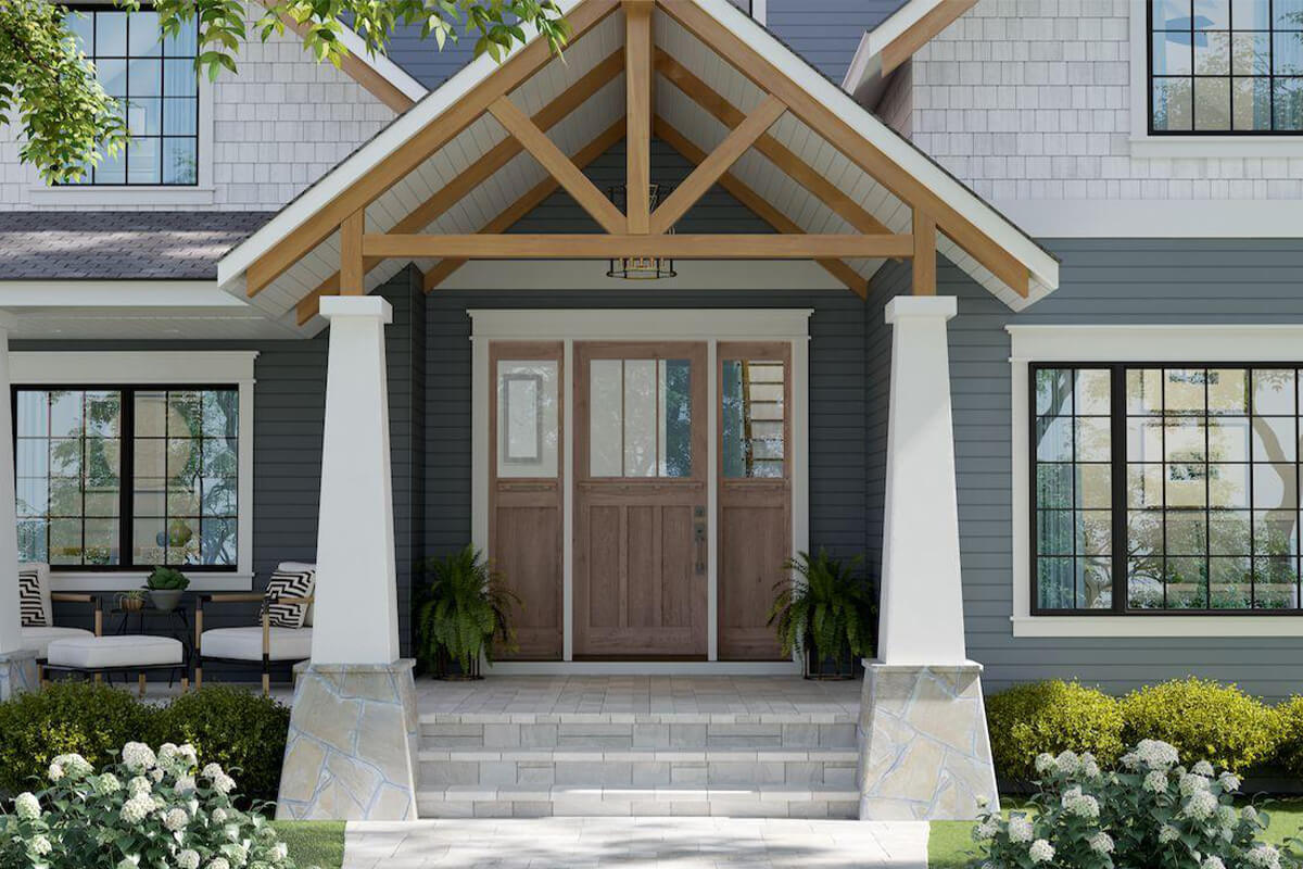 modern door for entry