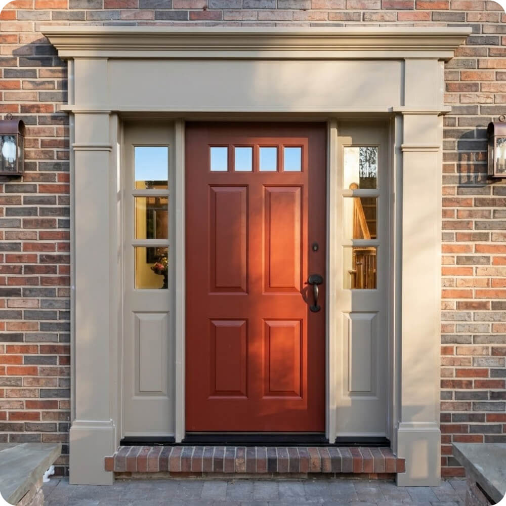 Clemence Residence Entry Door After